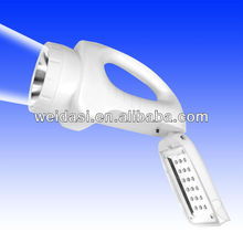 Luz de busca led recarregável 1W + 12Led